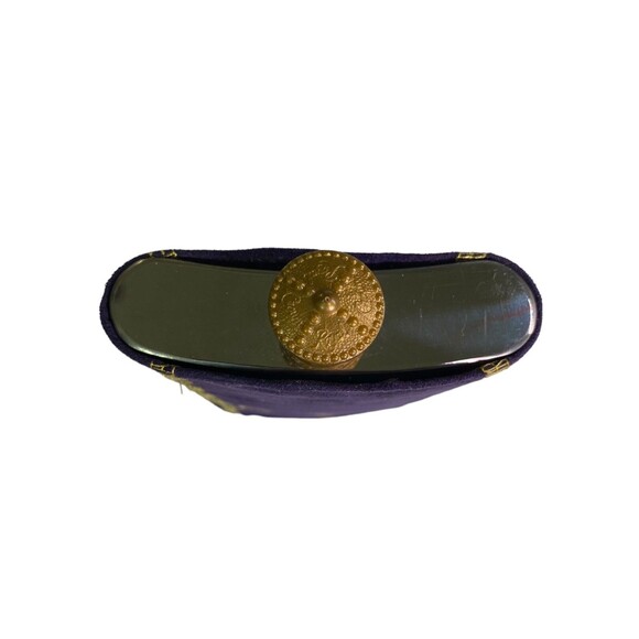 Crown Royal 8oz Stainless Steel Whisky Flask Removable Suede Sleeve Gold Cap - Picture 6 of 12